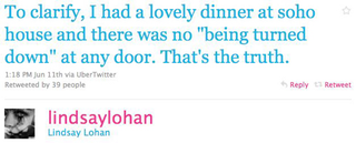 Illustration for article titled 20 Things Lindsay Lohan Says She Didn't Do